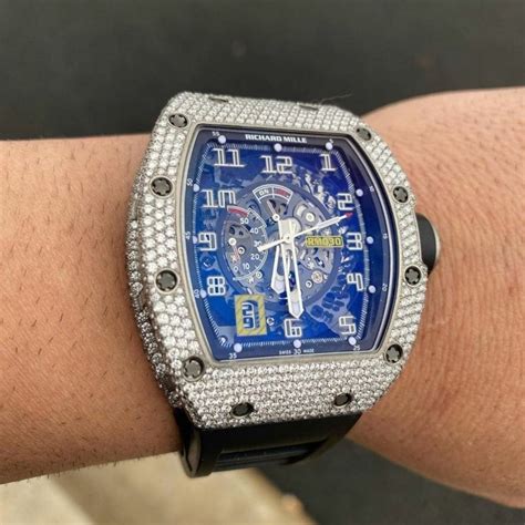 2 million dollar iced out richard mille|richard mille watch.